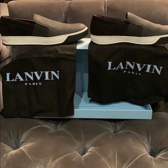 Authentic Lanvin slip-on sneakers size 7